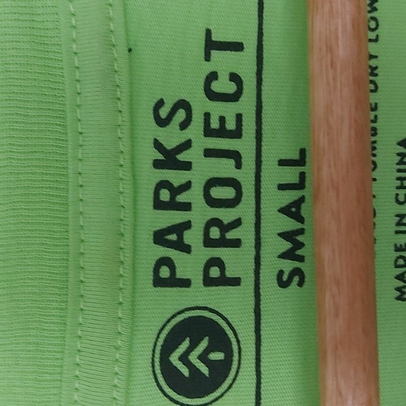 Parks Project Lime Green National Parks Long Sleeve Graphic T Shirt Size Small - Picture 4 of 5